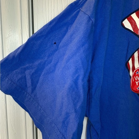 Gildan Red White Blue Patriotic Vote "I Want You" Graphic T-Shirt Men’s Large - Picture 5 of 7